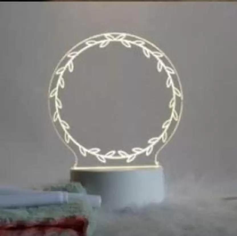 Acrylic Night Light Message Writing Mirror with Marker Pen Roposo Clout