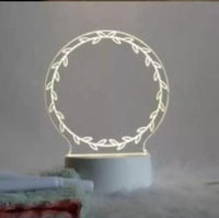 Thumbnail for Acrylic Night Light Message Writing Mirror with Marker Pen Roposo Clout