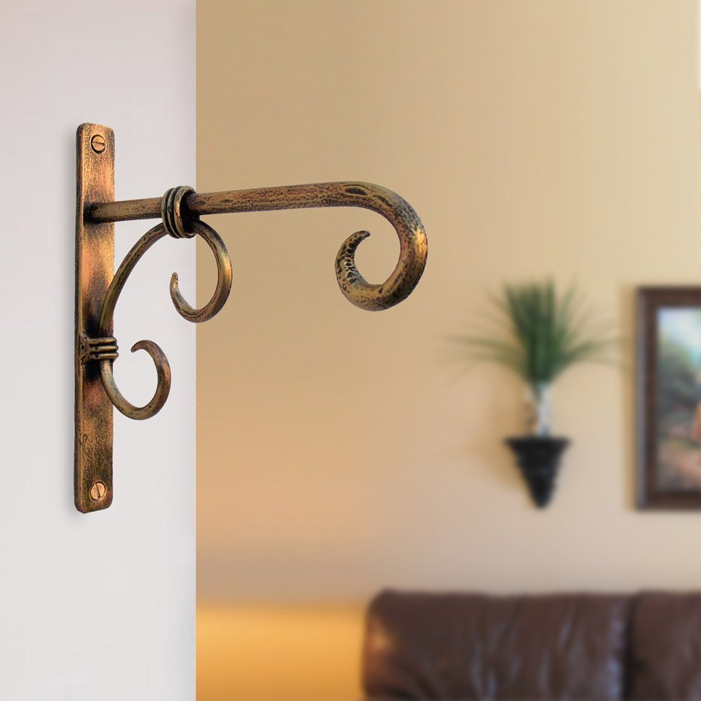 Metal Plant Hanger Wall Hanging Plant Hook for Bird Feeders Planters Lanterns Wind Chimes Hanging Baskets Ornaments String Lights Indoor Outdoor Dime Store