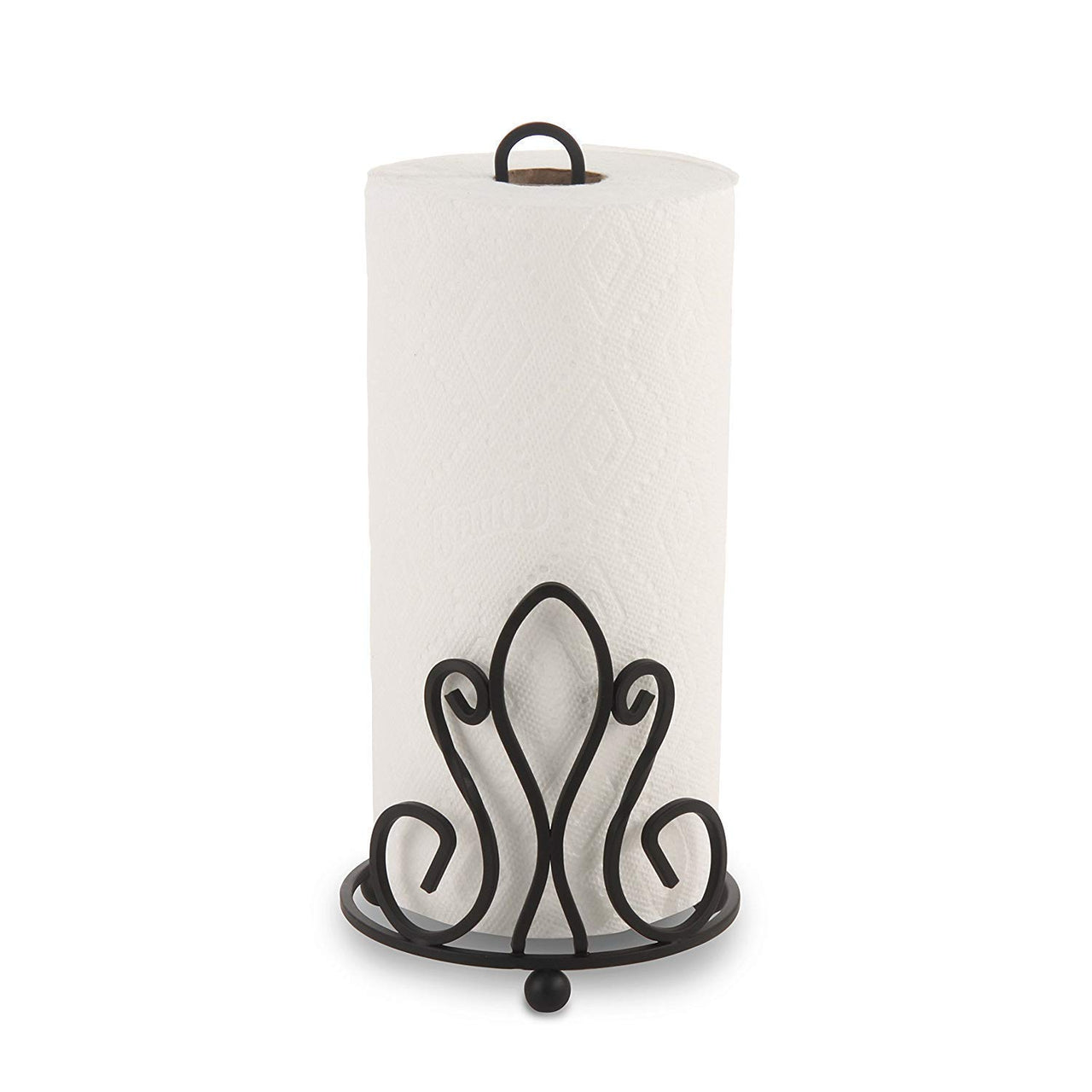 Wrought Iron Kitchen Tissue Paper Roll Holder Kitchen Storage Paper Towel Holder Dime Store