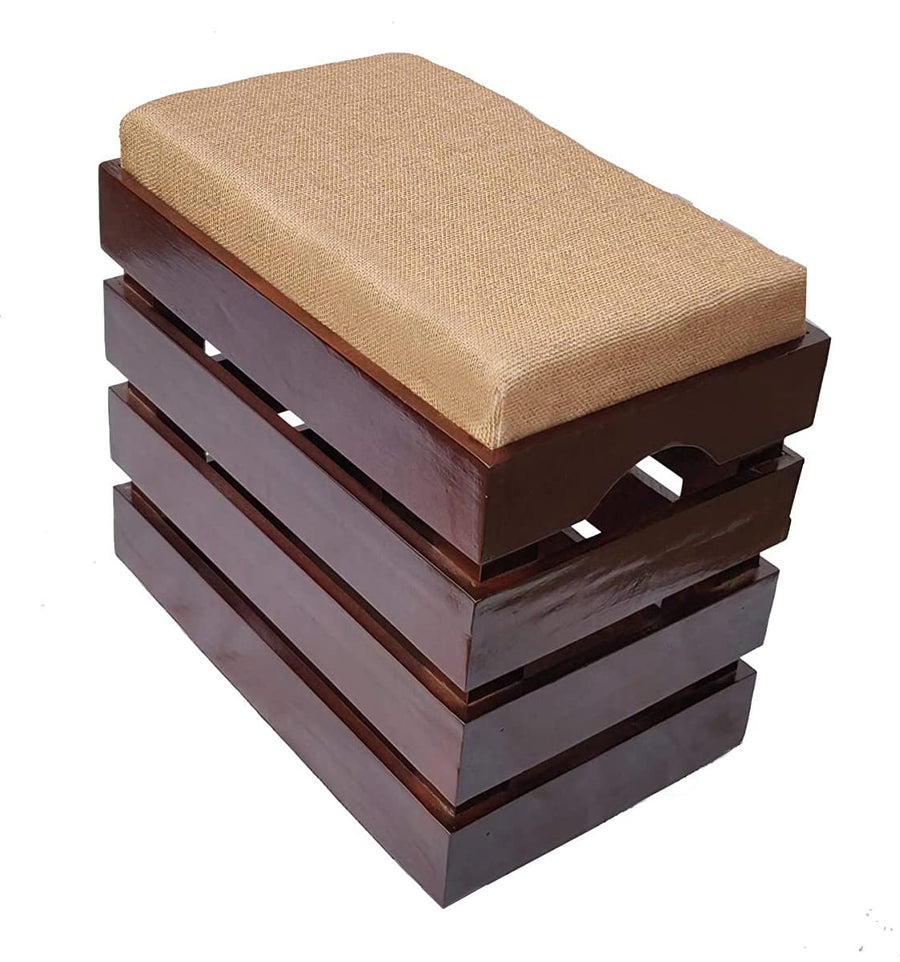 Wooden Stool/Foot Stool/Collapsible Storage Stool/Office Stool/Stool for Kitchen/Wooden Stool Dime Store