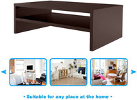 Thumbnail for Wooden Monitor Stand with Storage Organizer for Desk, Tables, Office, Home, Studio, Study Table | Desktop Ergonomic Monitor Stand Riser Dime Store
