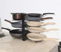 Thumbnail for Pot Rack Organizer Kitchen Organizer, 8 & 5 Tiers Adjustable Pots And Pans Organizer, Large Pot Lid Holders Pan Rack For Kitchen Cabinet Counter Dime Store
