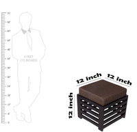 Thumbnail for Wooden Stool/Foot Stool/Fruit Stool/Square Table/Office Stool/Stool for Kitchen/Wooden Stool Cotton Cover Dime Store