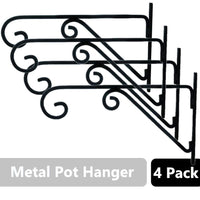 Thumbnail for Metal Plant Hanger Wall Bracket Wall Hanging Plant Hook for Indoor Outdoor Balcony Dime Store