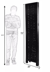 Thumbnail for Folding Room Wooden Partition | Wall Screen Room Decor | Room Separator | Partition Curtains for Hall Room Divider Dime Store