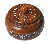 Thumbnail for Handicraft Sheehsam Wood Dry Fruit Box for Food Storage, Spice Box, 4 Compartment Masala Box for Kitchen Dime Store