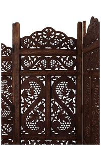 Thumbnail for Wooden Partition for Living Room Wall Screen Room Divider , Portable Room Separator Traditional Handicrafts Screen Separator Dime Store