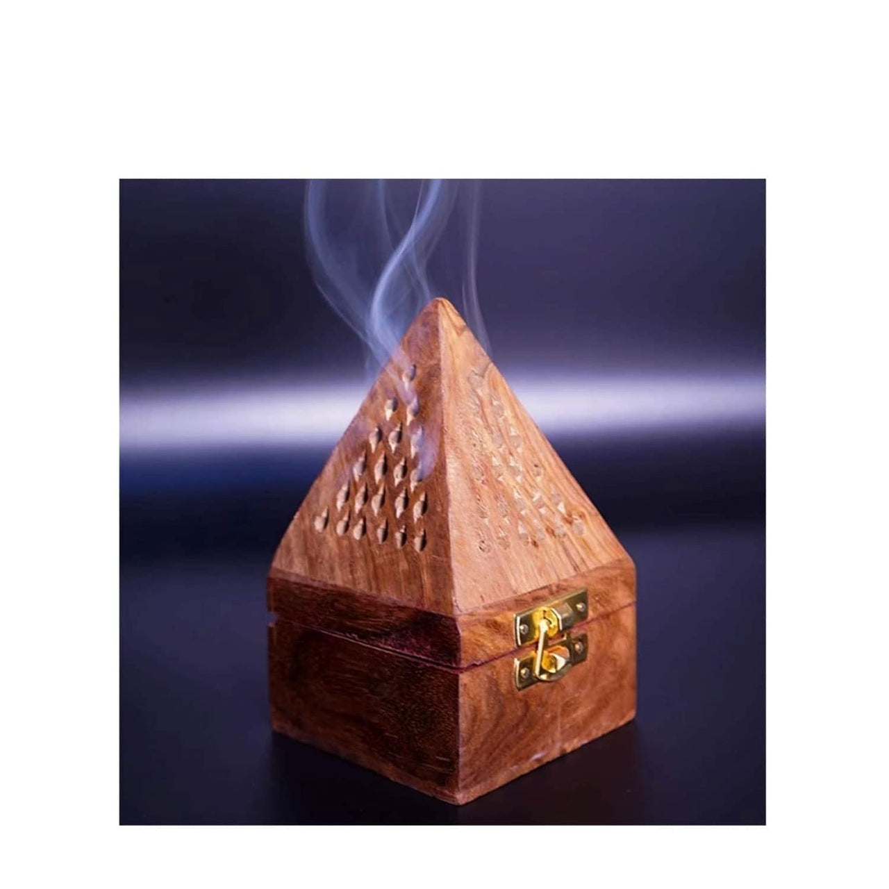 Wooden Incense Holder , Lobaan Fragrance Stick Holder | Dhoop Stand Ash Catcher Decorative Handicraft Dime Store