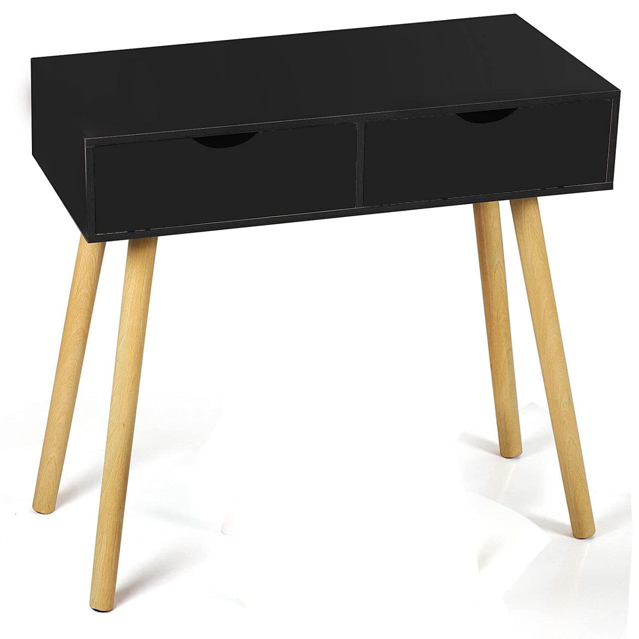 Console Table Side Table for Bedroom, Living Room with Storage Drawer and Legs, Office Table Desk, Bedside Table, End Table, Study Table Dime Store