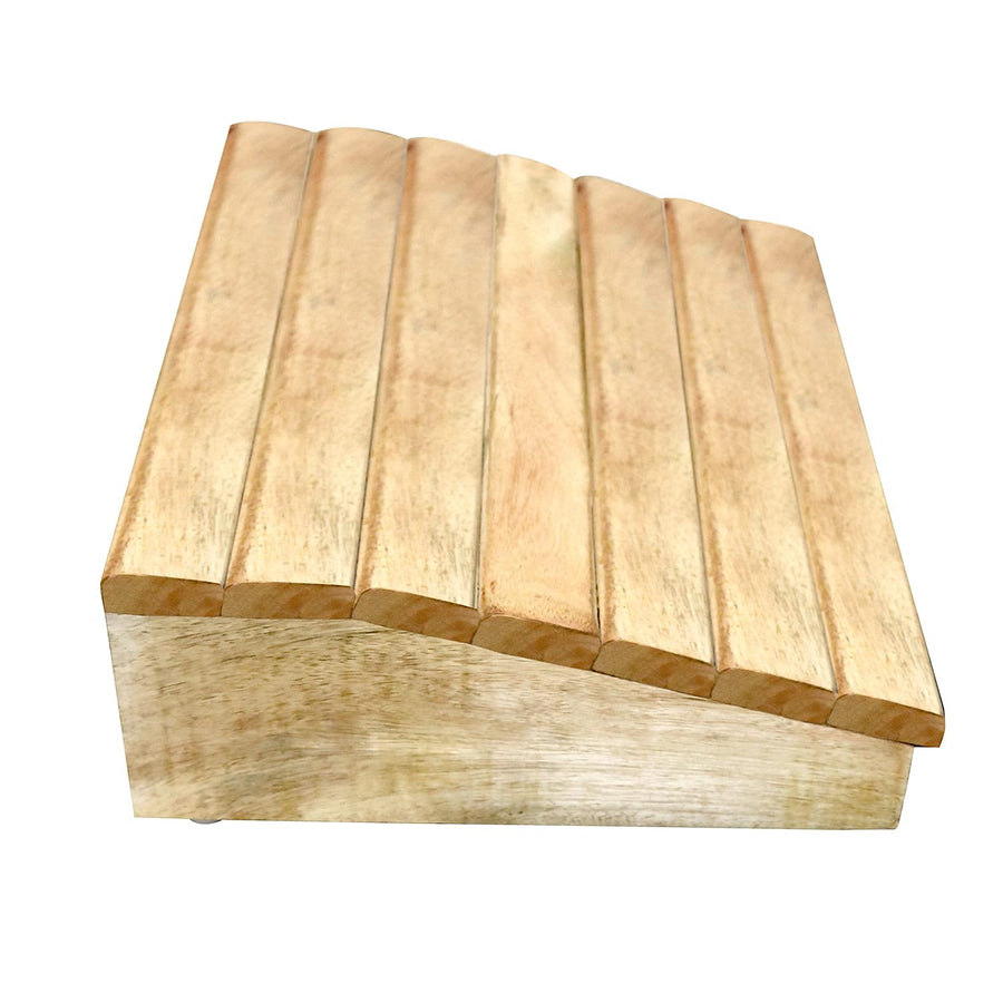 Foot Rest Under Table for Office Home | Under Desk Foot Raster (Natural, Large) Dime Store