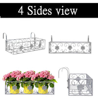 Thumbnail for Dime Store Hanging Basket for Railing Fence Over The Balcony Grill Rack Terrace Railing Basket, Plant Hanging Holder Indoor Outdoor Plant Stand Dime Store