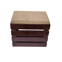 Thumbnail for Wooden Stool/Foot Stool/Collapsible Storage Stool/Office Stool/Stool for Kitchen/Wooden Stool Dime Store