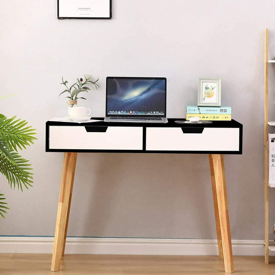 Console Table Side Table for Bedroom, Living Room with Storage Drawer and Legs, Office Table Desk, Bedside Table, End Table, Study Table Dime Store