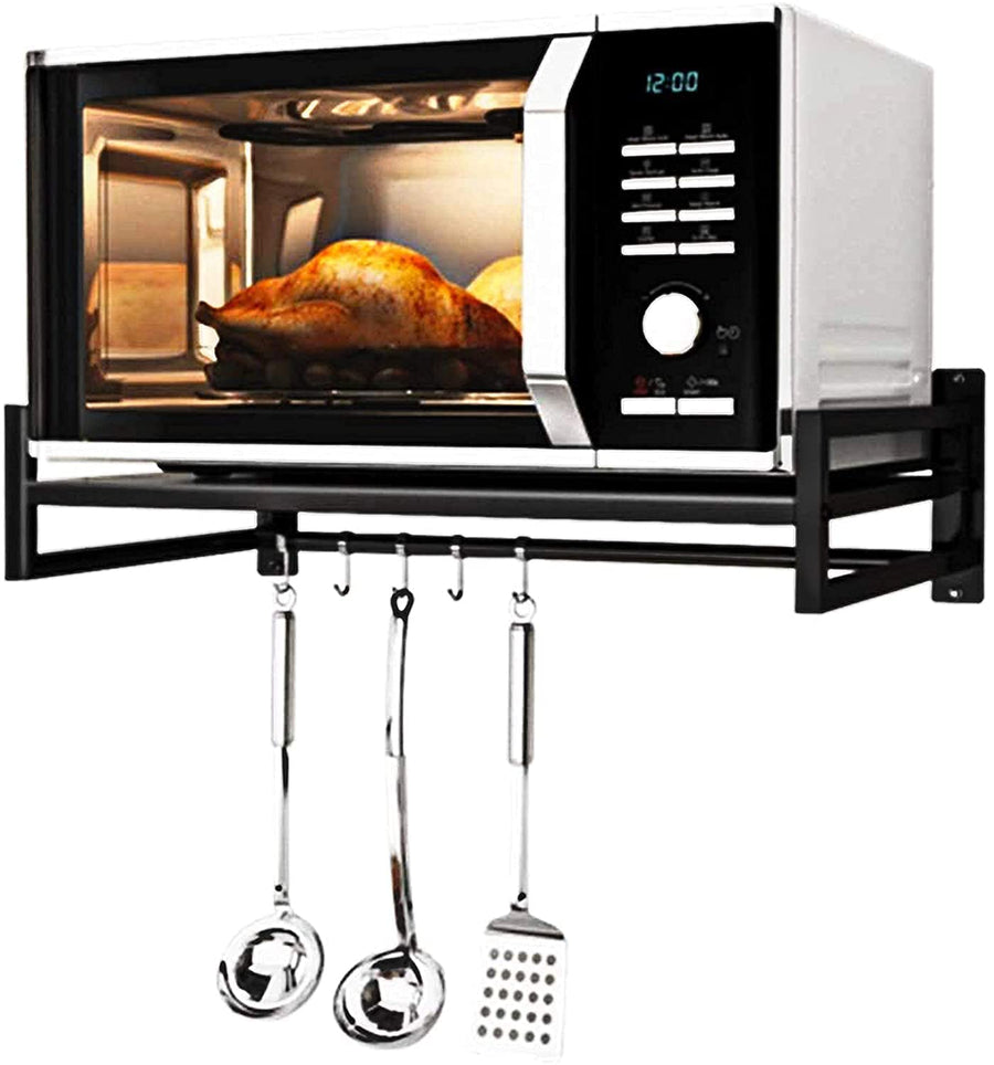 Universal Microwave Stand Oven Stand for Counter Top and Wall Mount Kitchen Organizer Shelf Dime Store