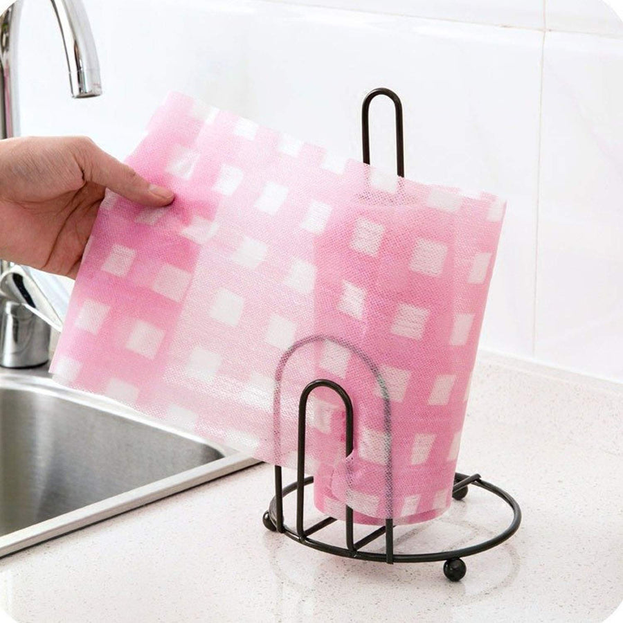 Wrought Iron Kitchen Tissue Paper Roll Holder Kitchen Storage Paper Towel Holder Dime Store
