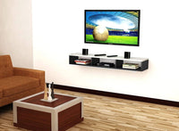 Thumbnail for Dime Store Wooden Wall Mounted Floating TV Stand/TV Entertainment Unit/TV Cabinet with Rack for Set Top Box & Decorative Objects/TV Stand for Living Room (32x5x8 inch) Dime Store