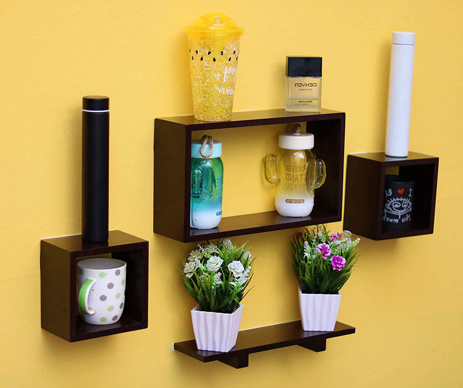 Wall Shelf Wall Mounted Wall Display Rack Shelves for Living Room Decor Dime Store