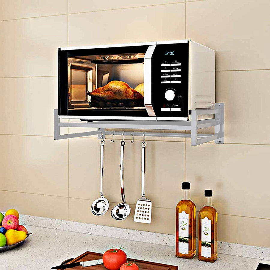 Universal Microwave Stand Oven Stand for Counter Top and Wall Mount Kitchen Organizer Shelf Dime Store