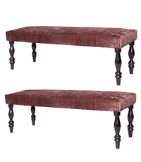 Thumbnail for Wooden Bench for Living Room Home Dining Room 2 Seater Sofa Bench Dime Store