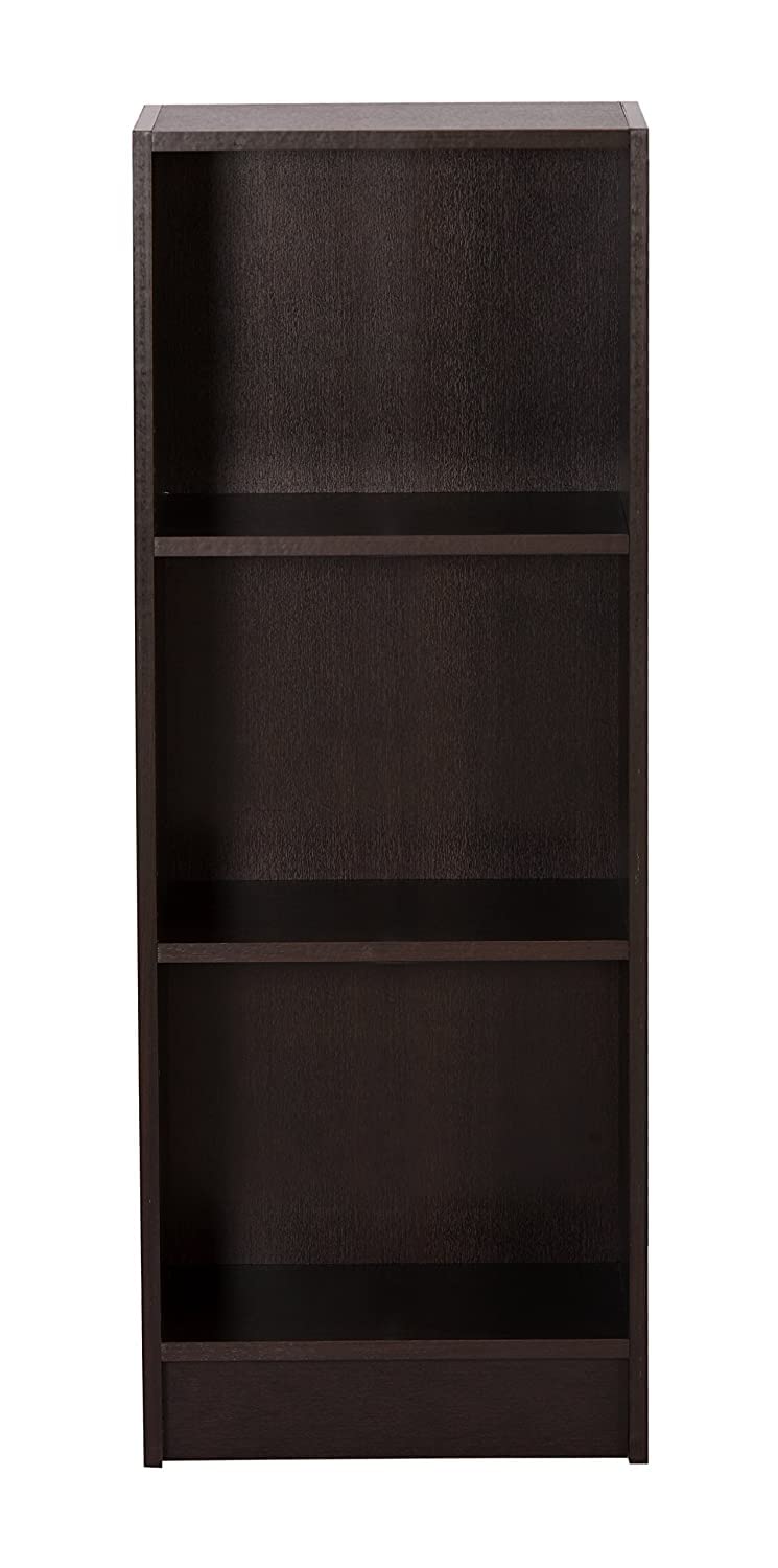 Dime Store Engineered Wood Book Shelf Book Case Storage Rack for Home Office Library (3 Tier) Dime Store