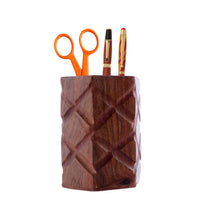 Thumbnail for Wooden Handmade Pen Stand , Pencil Desk Organizer for Office Table , Office Supplies Storage Stand Dime Store