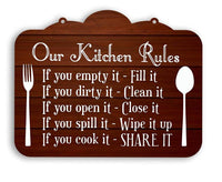 Thumbnail for MDF Wall Decor Hanging Door Hanging Sign Quote for Home Decor Items & Kitchen Dime Store
