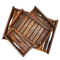 Thumbnail for Wooden Serving Tray , Multipurpose Tray , Tray for Decoration & kitchen or Tea Table | Kitchen Decoration Platter Dime Store