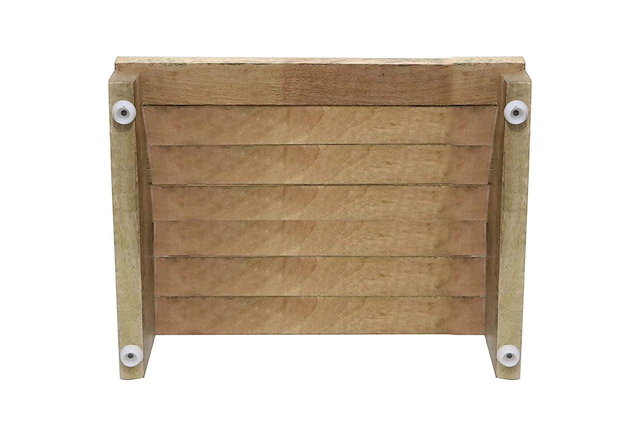 Foot Rest Under Table for Office Home | Under Desk Foot Raster (Natural, Large) Dime Store