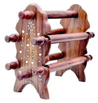 Thumbnail for Wooden Handmade Folding Bangle stand for Girls & Women Bangle Storage Organizer Chuddi Daan Jewelry Holder, Bracelet Holder for Jewelry Dime Store