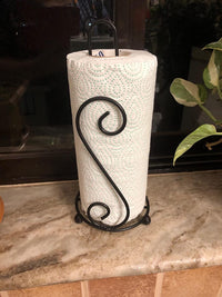 Thumbnail for Wrought Iron Kitchen Tissue Paper Roll Holder Kitchen Storage Paper Towel Holder Dime Store