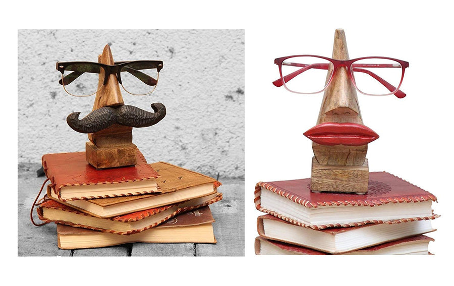 Wooden Handmade Spectacle Holder , Eyeglass Holder Stand Sunglasses Holder Spectacle Display Stand Gift Accessory Dime Store