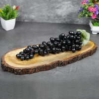 Thumbnail for Sheesham Wooden Tray, Multipurpose Handmade & Handcrafted Serving Tray, Rectangular Wooden Nested Platter - Size (37 x 17 x 2.5cm) Dime Store
