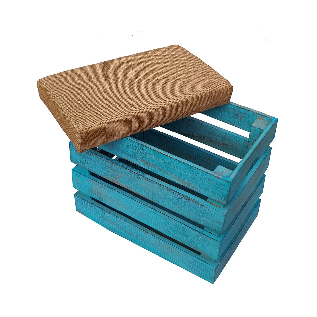Wooden Stool/Foot Stool/Collapsible Storage Stool/Office Stool/Stool for Kitchen/Wooden Stool Dime Store