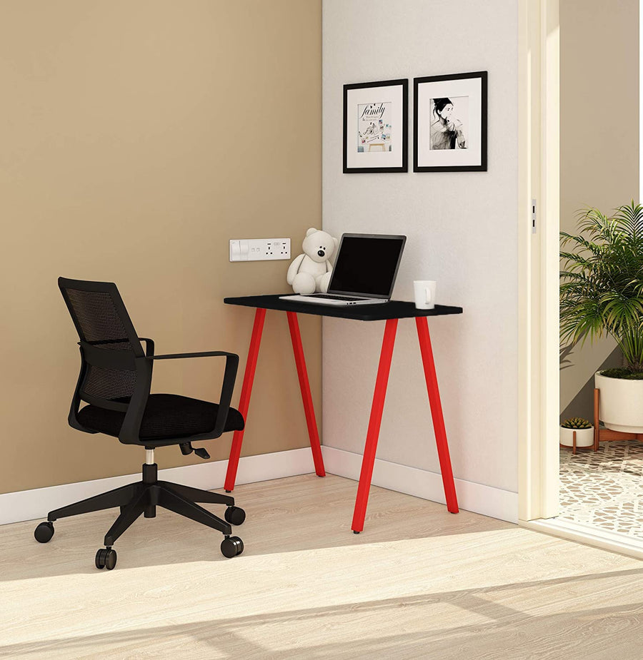Study Table for Home and Office, Writing Desk, Computer and Laptop Desk, Study Desk Made with Engineered Wood Metal Legs for Home Office Students Dime Store