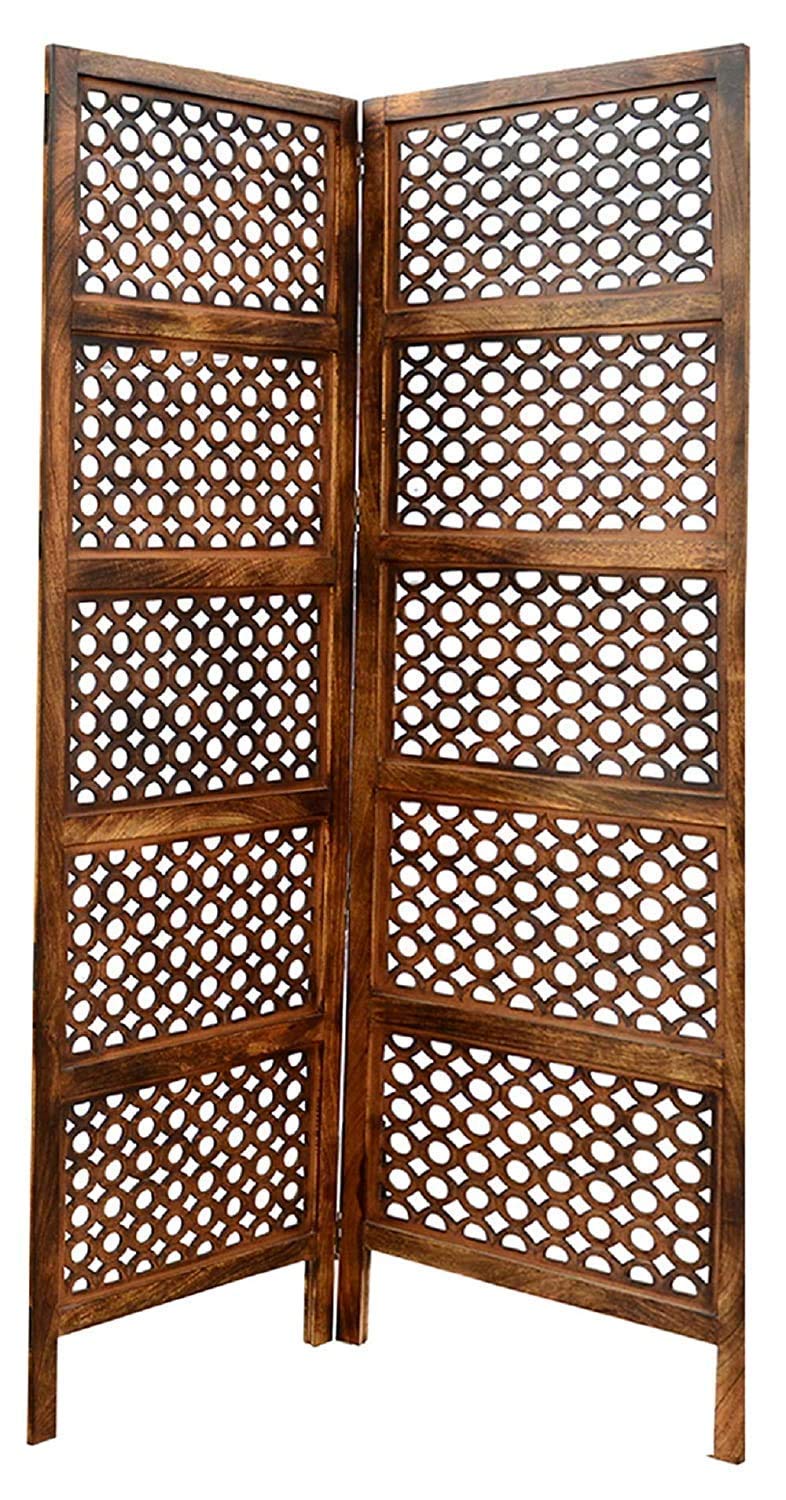 Wooden Folding Partition Screen for Livingroom & Hall | Room Divider Wall Screen , Room Separator | Dime Store