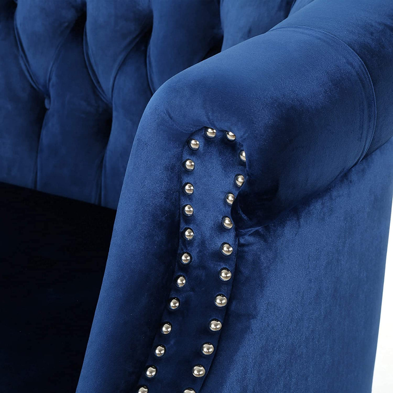 Wood 2 Seater Chesterfield Sofa Modern Design Sofa for Livingroom & hallway | Couch for Bedroom | Home Furniture Decorative Sofa Dime Store