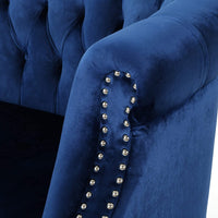 Thumbnail for Wood 2 Seater Chesterfield Sofa Modern Design Sofa for Livingroom & hallway | Couch for Bedroom | Home Furniture Decorative Sofa Dime Store
