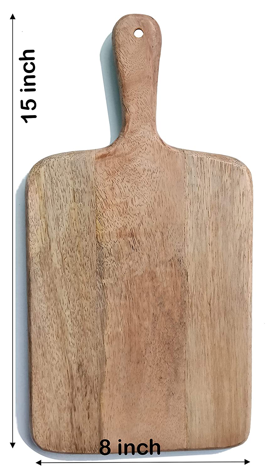 Wooden Cutting Board Chopping Board for Home & Kitchen Microwave Safe 15x8 inches Dime Store