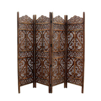 Thumbnail for Wooden Partition for Living Room Wall Screen Room Divider , Portable Room Separator Traditional Handicrafts Screen Separator Dime Store