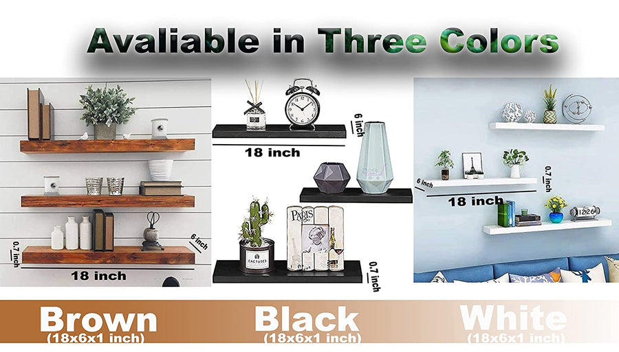 Dime Store Wall Mounted Wall Shelves Floating Shelf for Living Room Bedroom Storage Shelf for Home Decor Items Dime Store