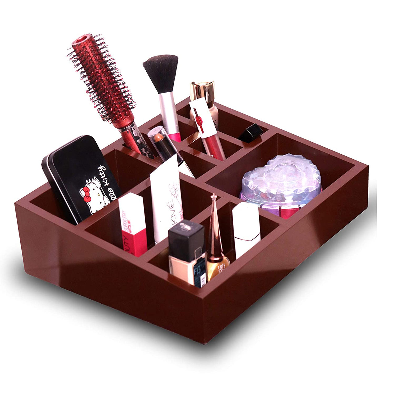 Makeup Storage Box Makeup Organizer Storage Box Cosmetic Storage Box Desk Organizer for Office Table Vanity Box Makeup Holder for Table Dime Store