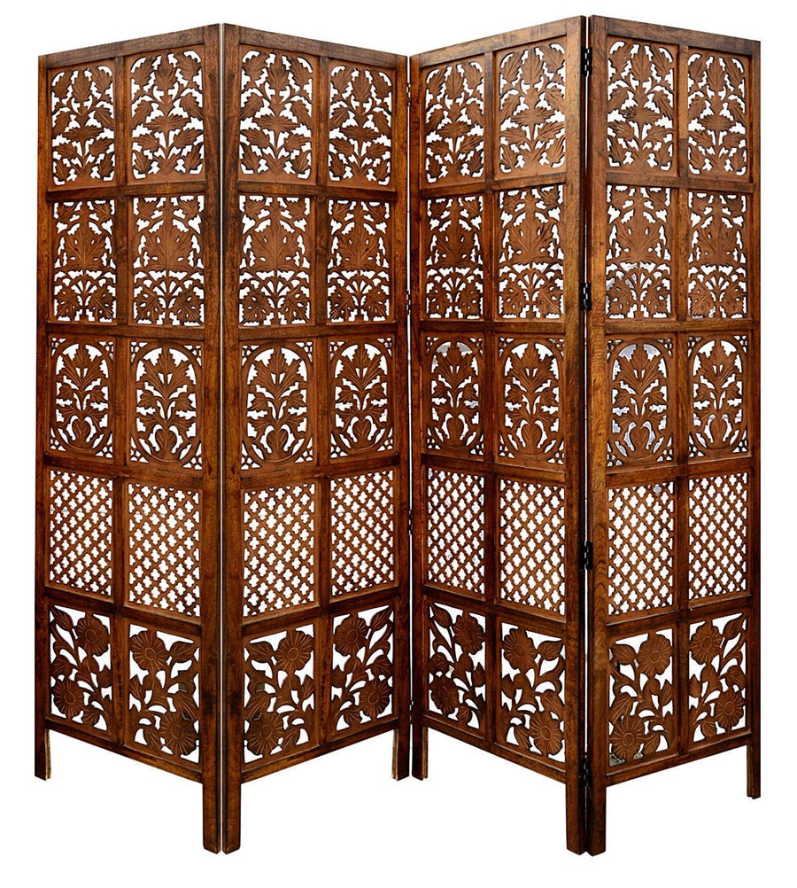 Wooden Folding Partition for Livingroom , Halls & Office Wall Screen Room Divider , Room separator portable partition Dime Store