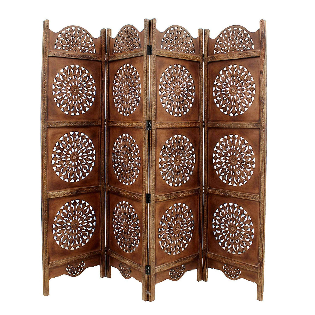 Wooden Partition | Wall Screen Room Divider | Partition for Living Room | Partition Curtains for Hall | Room Separator Portable Dime Store