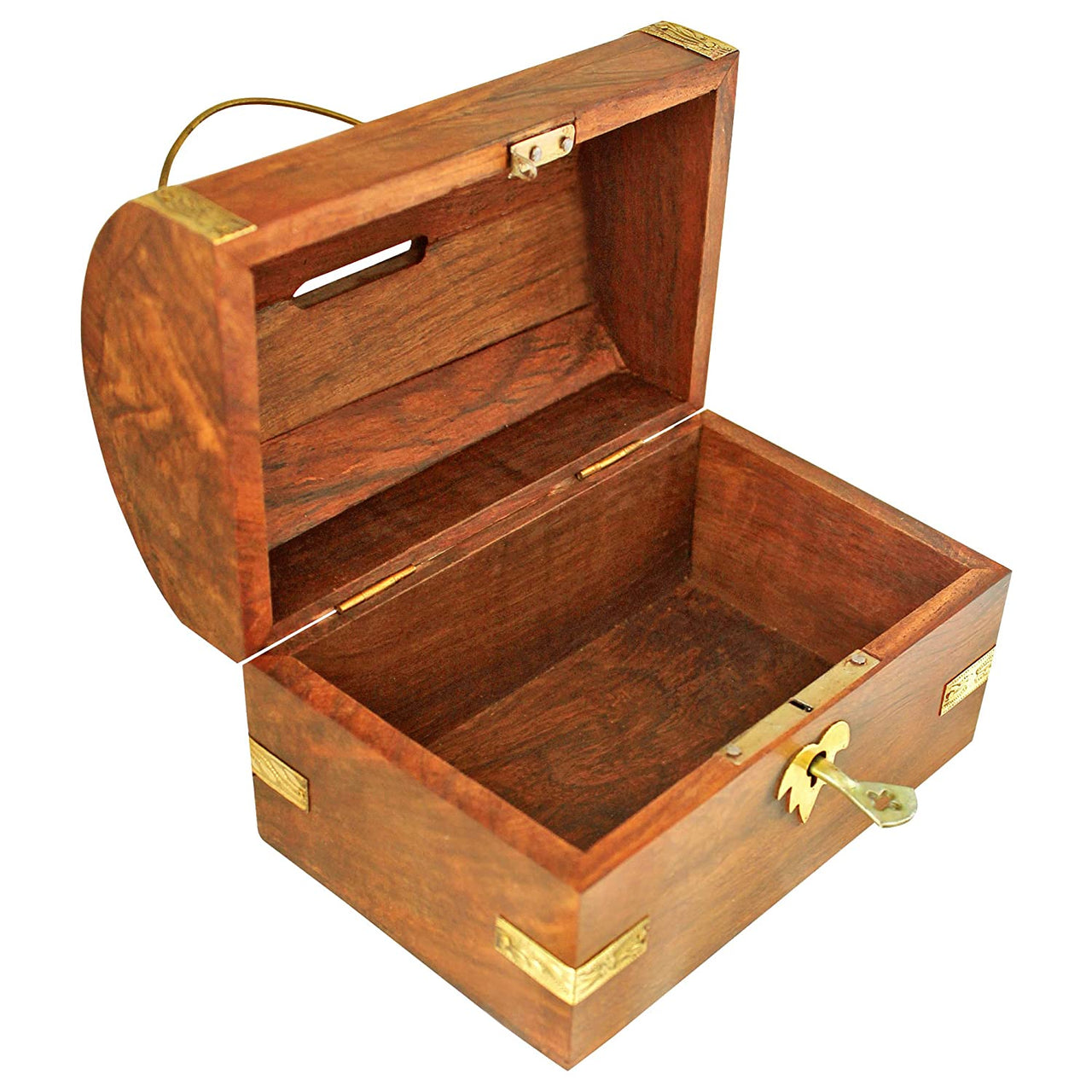 Wooden Handmade Modern Money Bank , Piggy Bank for Kids & Adults Coin Storage Box Dime Store