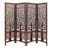 Thumbnail for Folding Room Wooden Partition | Wall Screen Room Decor | Room Separator | Partition Curtains for Hall Room Divider Dime Store