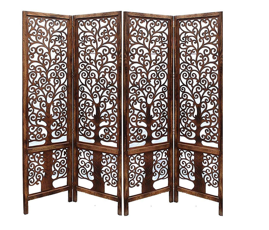 Folding Room Wooden Partition | Wall Screen Room Decor | Room Separator | Partition Curtains for Hall Room Divider Dime Store