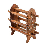 Thumbnail for Wooden Handmade Folding Bangle stand for Girls & Women Bangle Storage Organizer Chuddi Daan Jewelry Holder, Bracelet Holder for Jewelry Dime Store