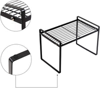 Thumbnail for Stackable Kitchen Cabinet and Counter Shelf Organizer | Multipurpose Pantry Bedroom Bathroom Storage Racks Dime Store