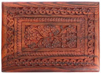 Thumbnail for Handmade Wooden Jewellery Box for Women Jewel Organizer Hand Carved with Intricate Carvings Gift Items Dime Store